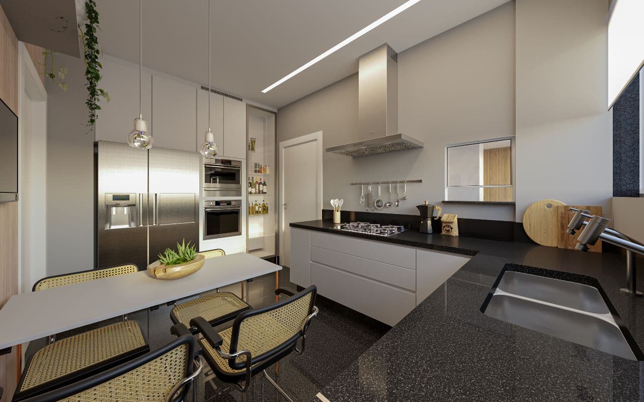 Apartamento na planta com 4 quartos no Vila da Serra. Chaves 27