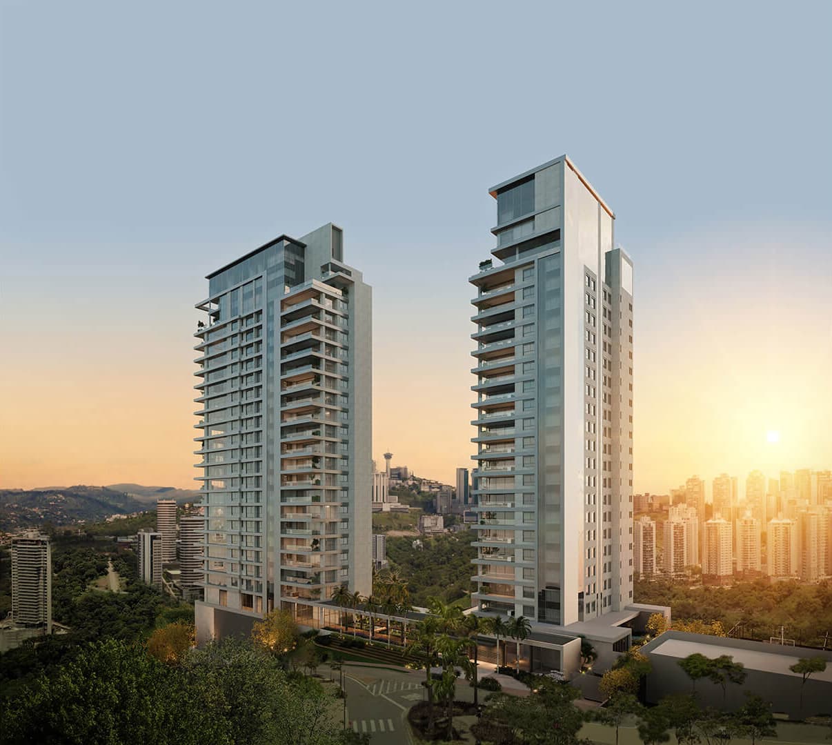 Apartamento na planta com 4 suites no Vila da Serra.