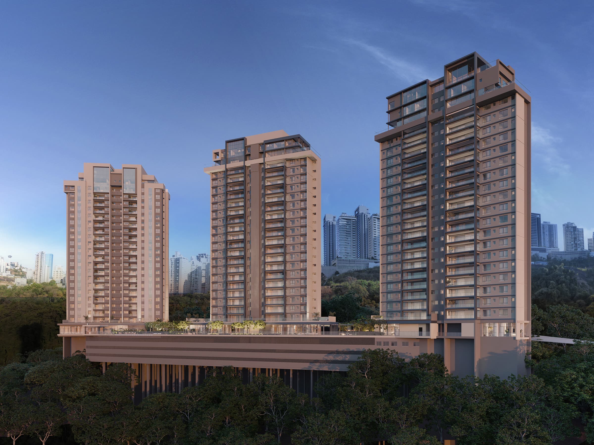 Apartamento com area privativa de 4 quartos no Vila da Serra
